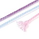30 м окрашенный сегментный хлопковый шнур для макраме&nbsp;OCOR-T018-01M-3