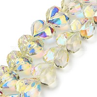 Гальванизируйте прозрачное стекло бисер нитей&nbsp;EGLA-B012-AB02