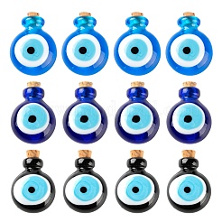 6 шт. 3 цвета ручной работы лэмпворк подвески для флаконов духов&nbsp;LAMP-LS0001-16