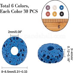 Бусы из натуральной лавы&nbsp;G-NB0001-57
