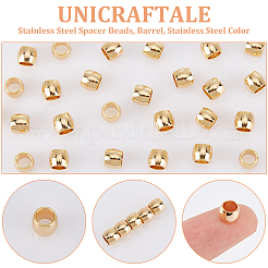 100 шт. долговечные позолоченные латунные европейские бусины&nbsp;KK-UN0002-88