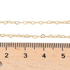 Латунные ожерелья-цепочки в форме сердца для женщин&nbsp;NJEW-Z068-03G-01