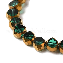 Стеклянные бусины с гальваническим покрытием &nbsp;EGLA-P061-01B-06