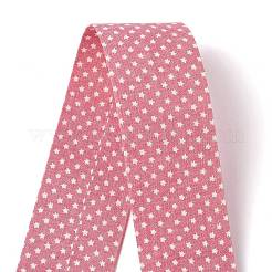 Лента из хлопка и льна длиной 5 м со звездным принтом&nbsp;LS-OCOR-K008-01C-04