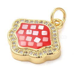 Стойки обшивки латунь кубического циркония подвески&nbsp;KK-K385-080G