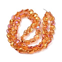 Стеклянные бусины с гальваническим покрытием &nbsp;EGLA-N012-07L