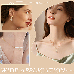 6шт латунные подвески с микропаве и кубическим цирконием&nbsp;KK-LP0001-40