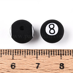 Бусины из полимерной глины ручной работы 8 шарик&nbsp;CLAY-N014-02B-05