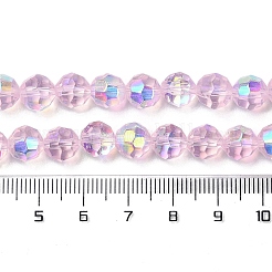 Стеклянные бусины с гальваническим покрытием &nbsp;EGLA-Q129-02A-AB01