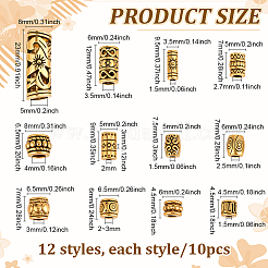 120шт 12 стиля бусины из сплава в тибетском стиле&nbsp;FIND-PH0025-18