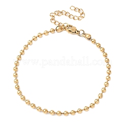 Браслеты из шариковой цепи из нержавеющей стали 304&nbsp;LS-BJEW-C134-01C-G