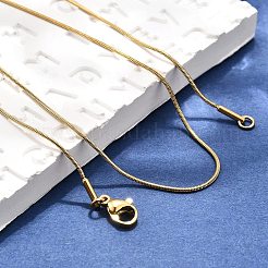 Ожерелья из нержавеющей стали 304 в виде змеиной цепи&nbsp;NJEW-M124-11G