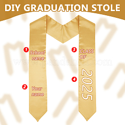 Полиэстеровая выпускная шаль&nbsp;AJEW-WH0459-62A