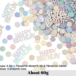 2 пакетик пластикового конфетти&nbsp;DIY-SC0031-54B