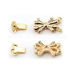 Застежки латунные коробки&nbsp;FIND-WH0100-63B