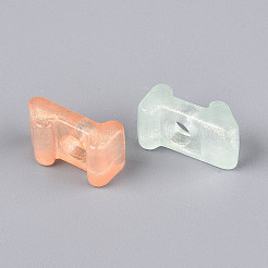 Светящиеся матовые прозрачные акриловые бусины&nbsp;TACR-T029-21B