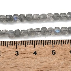 Природные лабрадорита бисер нитей&nbsp;G-B168-B07-4x4mm