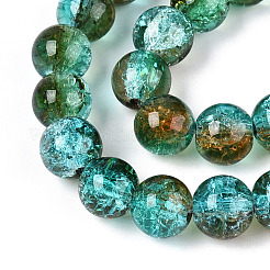 Стеклянные бусины кракле&nbsp;CCG-C002-8mm-06