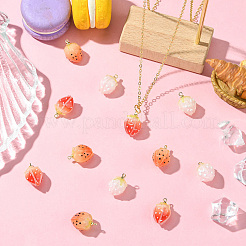 12 шт. 3-х цветные термоусадочные пластиковые эмалевые подвески&nbsp;KY-CJ0002-12