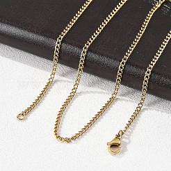 Унисекс повседневный стиль ожерелья из нержавеющей стали 304 панцирные цепи&nbsp;STAS-O037-54G