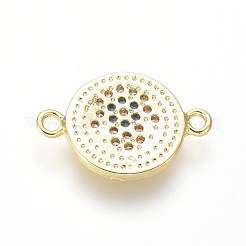 Соединители из латуни с микрочастицами и кубическим цирконием&nbsp;ZIRC-I032-36G