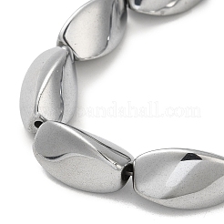 Гальванические немагнитная синтетический гематит бисер пряди&nbsp;G-P518-01B