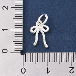 925 подвеска-бантик из стерлингового серебра с соединительными кольцами&nbsp;LS-STER-M021-01S-02