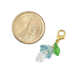 Подвесные украшения из стекла и акрила в виде грибов&nbsp;HJEW-JM02497