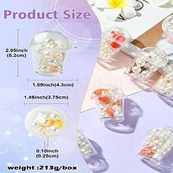 12 шт. подвески из непрозрачного акрила в виде чашки с молоком&nbsp;OACR-CJ0002-30