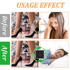 6 пара нескользящей резиновой подошвы&nbsp;DIY-BC0009-92