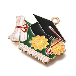 Подвески из эмали и сплава&nbsp;LS-ENAM-D302-02KCG-04A