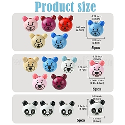 Натуральные деревянные бусы&nbsp;WOOD-YW0001-20