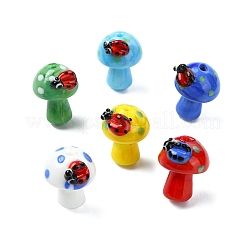 12шт 6 цвета бусины лэмпворк ручной работы&nbsp;LAMP-CJ0002-29