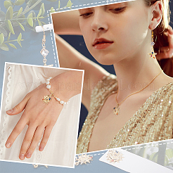 12 шт. 2 стильных латунных подвески с микропаве из разноцветных кубических цирконий&nbsp;KK-DC0001-75