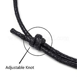 Изготовление браслетов из вощеного шнура&nbsp;AJEW-JB00013-02