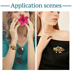 300 шт. 3-цветные бусины-разделители в виде маргариток из сплава&nbsp;PALLOY-CD0001-11