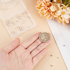 60шт 3 стиля 925 бусины из стерлингового серебра&nbsp;STER-BC0002-11