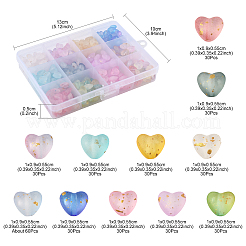 360 шт. 11-х цветные матовые прозрачные акриловые бусины&nbsp;OACR-FS0002-30