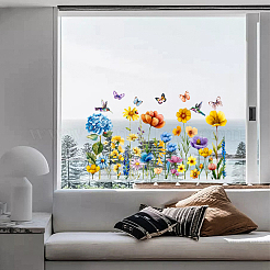 Статические наклейки на окна из пвх DIY-WH0633-003