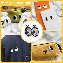 50 шт. пришивные нашивки со стразами для глаз&nbsp;DIY-FG0007-30