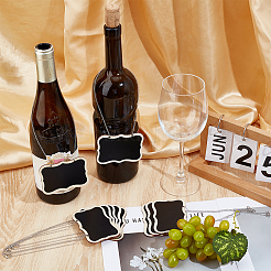 10 шт. деревянная мини-доска для рисования мелом&nbsp;HJEW-DR00237