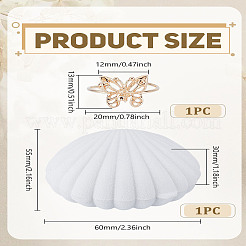 Открытые кольца-манжеты из сплава для женщин&nbsp;RJEW-LP0002-50B