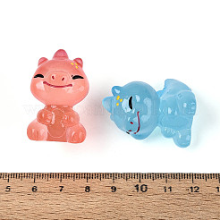 Украшения для выставки динозавров из светящейся смолы&nbsp;RESI-T026-01M