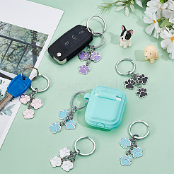 10шт брелок из эмалевого сплава 5 цветов&nbsp;KEYC-ME00002