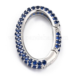 Латунные кольца из микро-паве циркония&nbsp;ZIRC-L097-052