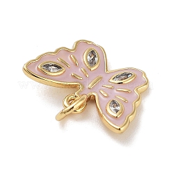 Покрытие стойки латунь микропаве прозрачные подвески из кубического циркония&nbsp;KK-Z064-04G