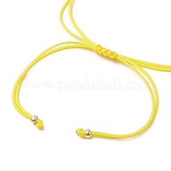 Регулируемые браслеты из нейлонового шнура с плетеными бусинами&nbsp;BJEW-MZ00161-02