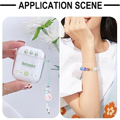 12 шт. 6-х цветные круглые бусины лэмпворк&nbsp;LAMP-YW0004-29