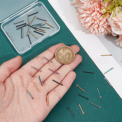 40 шт. 4-цветное ионное покрытие (IP) из нержавеющей стали 304 подвески&nbsp;STAS-UN0060-48