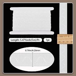 5м полиэстеровые нескользящие силиконовые эластичные захваты для шитья одежды&nbsp;SRIB-GF0001-50A-02